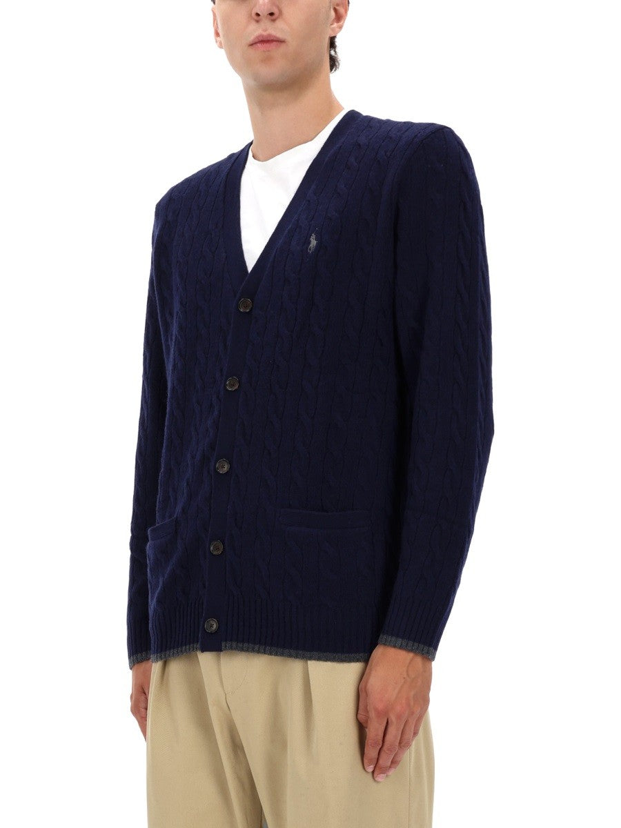 CABLE-KNIT CARDIGAN