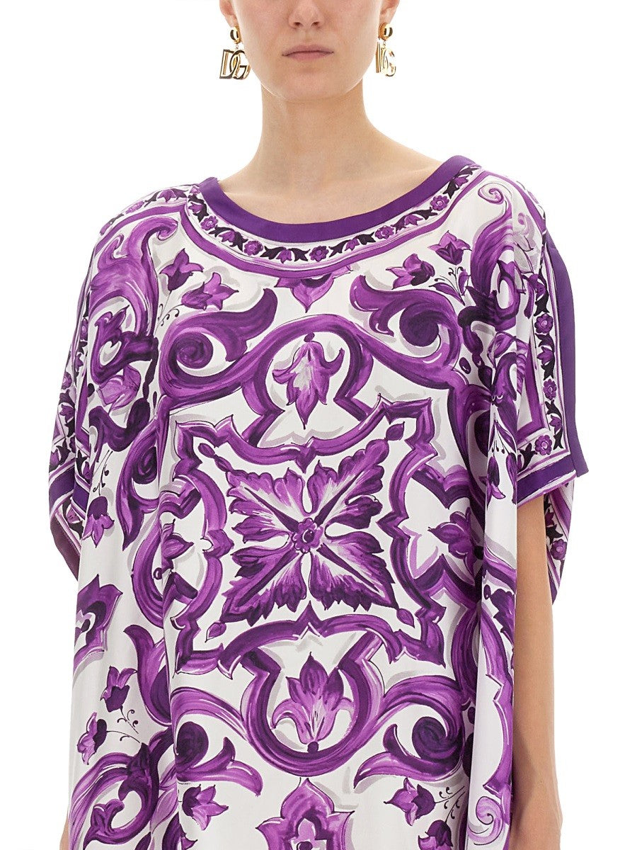 CAFTAN WITH PRINT