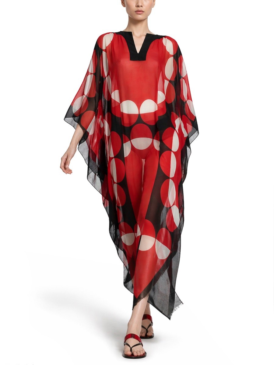 Dries Van Noten Dries Van Noten - CAFTANO "CARTLAND" CON STAMPA