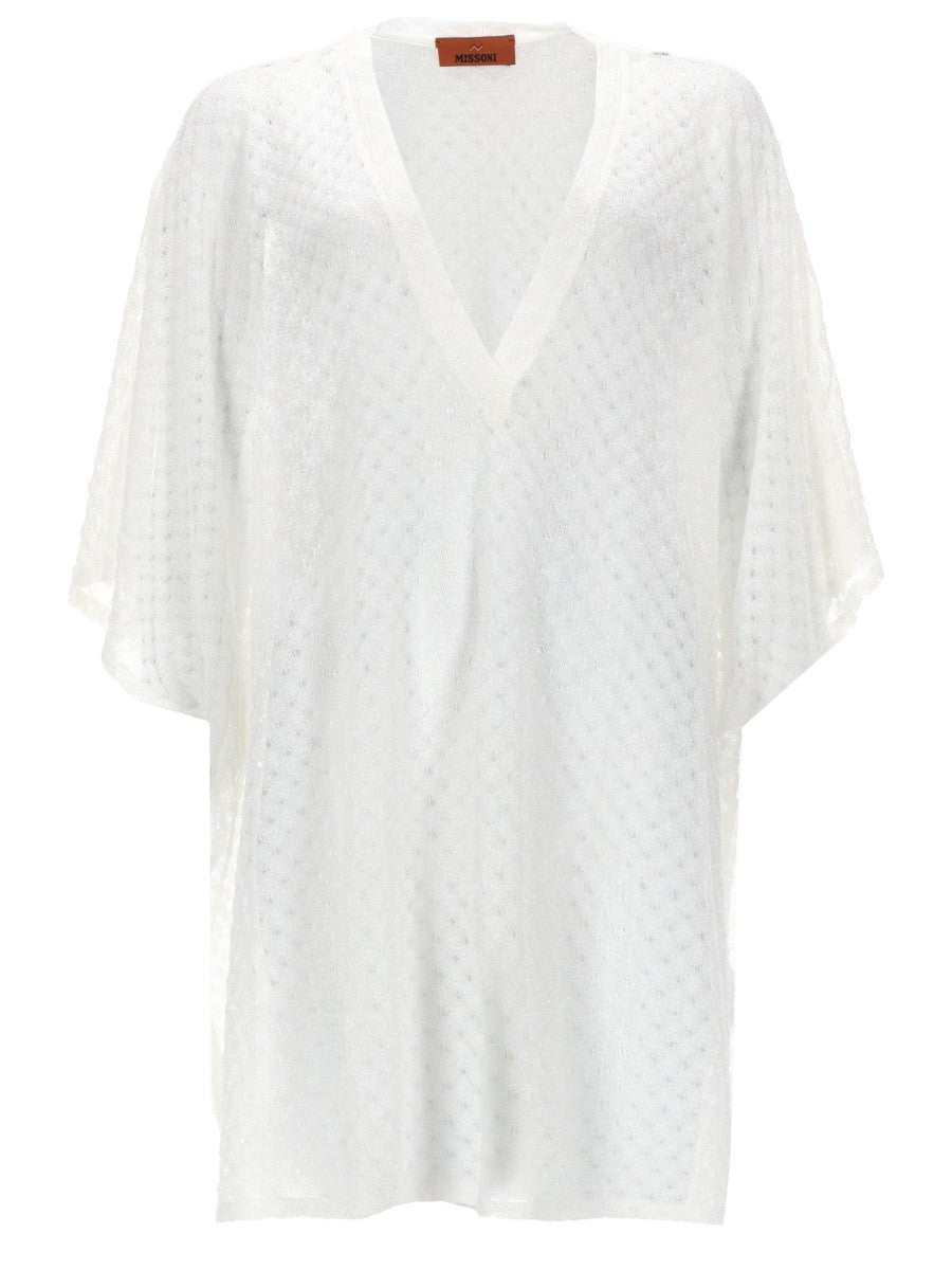 Missoni - CAFTANO COPRICOSTUME White L