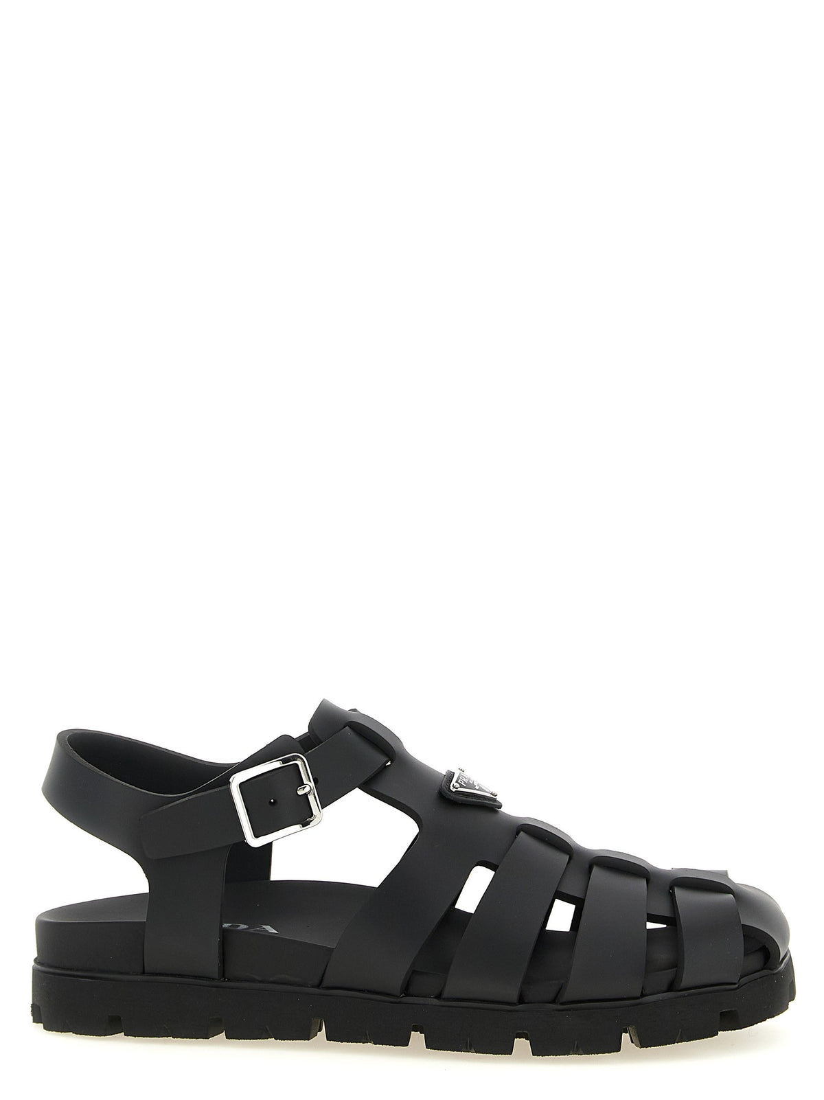 PRADA - Cage sandals Black