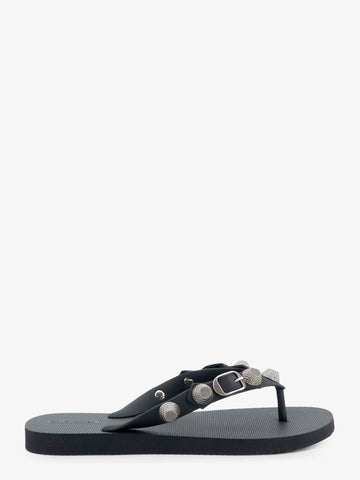 Balenciaga Cagole flip-flops with iconic metal details