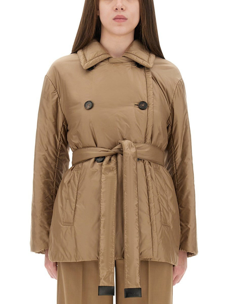 S MAX MARA "CALLA" PADDED TRENCH COAT