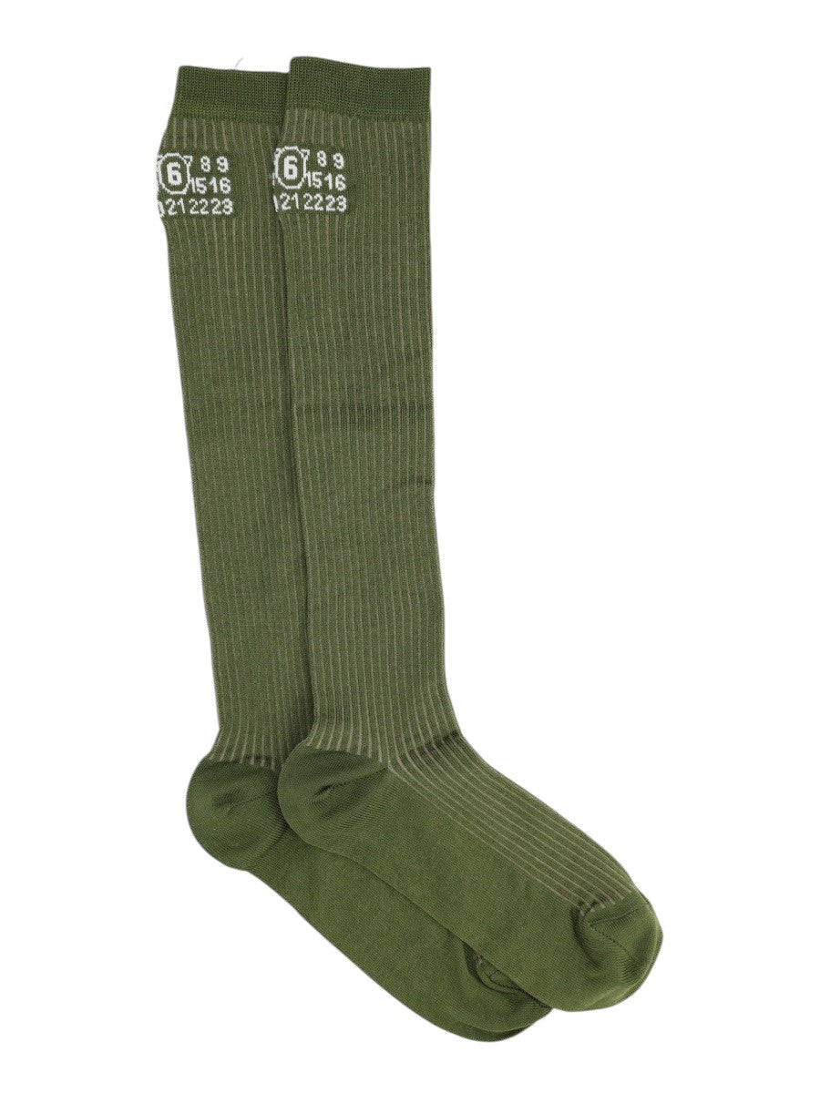 MM6 MAISON MARGIELA - CALZINI ALTI CON LOGO calzini-alti-con-logo_df10781d-0013-4960-82b2-9c97b6aafdd8