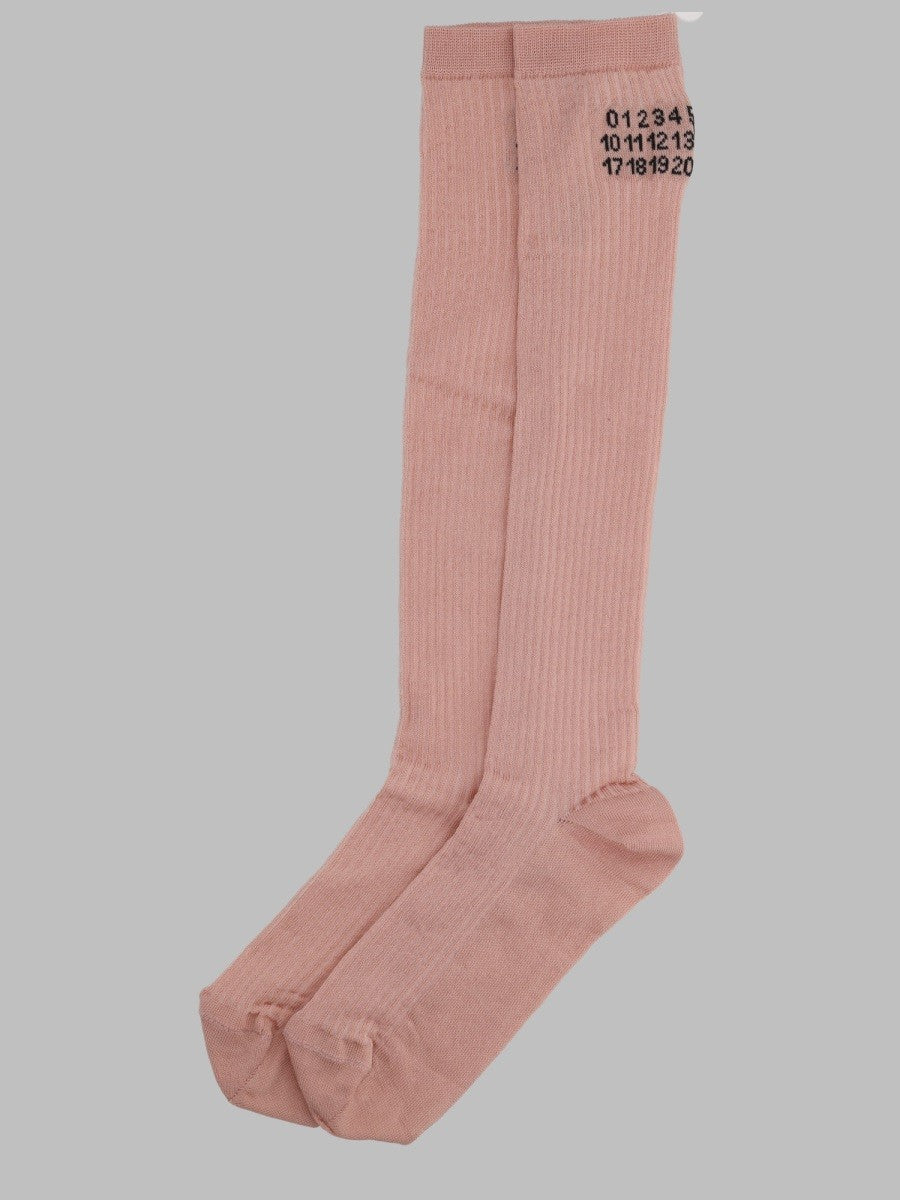 MM6 MAISON MARGIELA MM6 MAISON MARGIELA - CALZINI ALTI CON LOGO