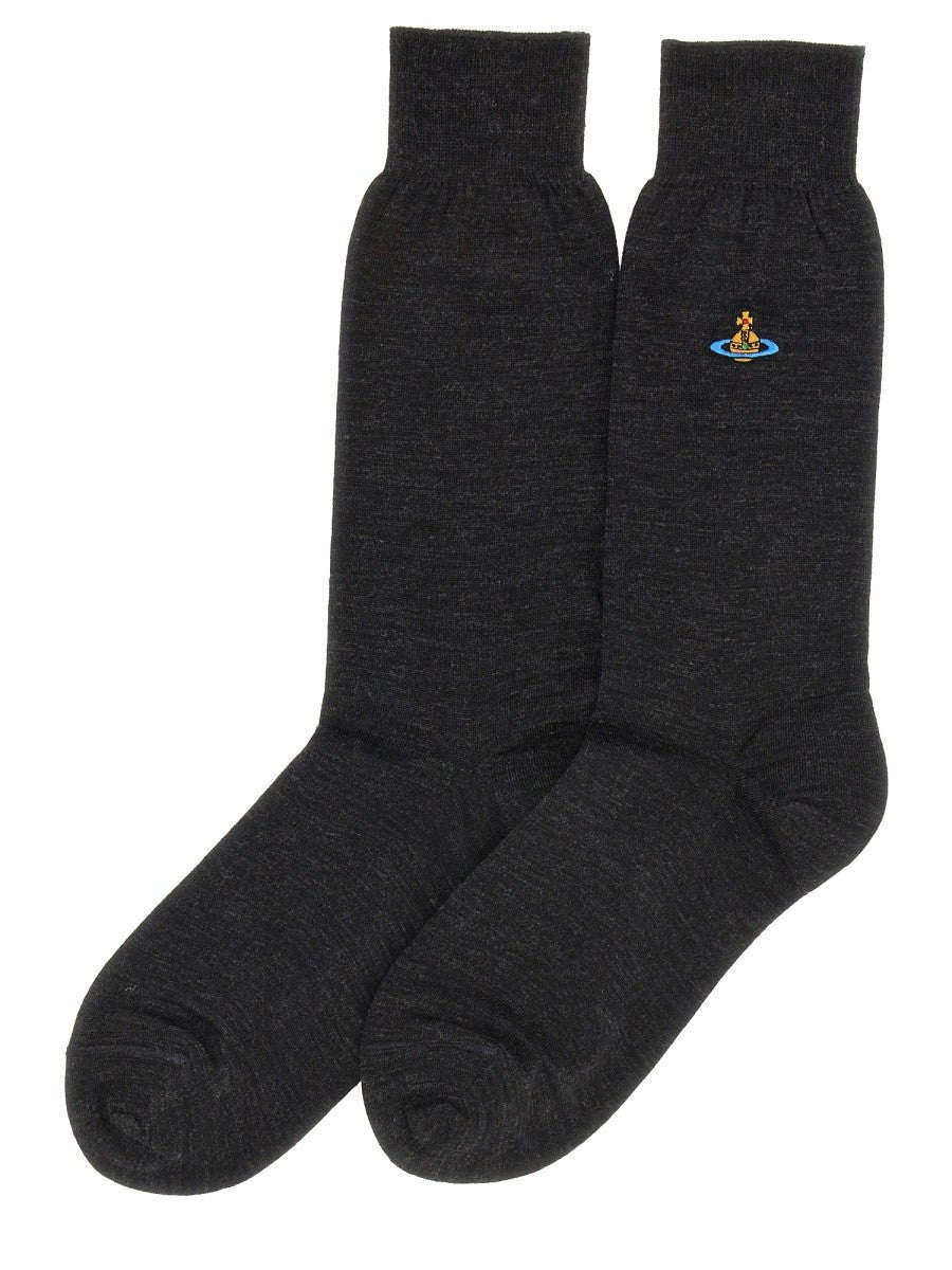 SOCKS WITH ORB EMBROIDERY