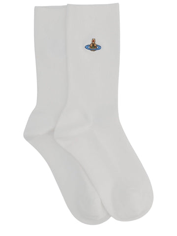 Vivienne Westwood Vivienne Westwood - Socks Ribbed Crew Orb