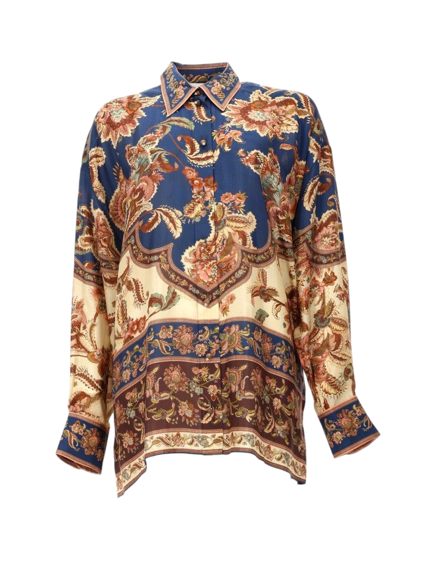 ZIMMERMANN - "ASTER" Silk Shirt