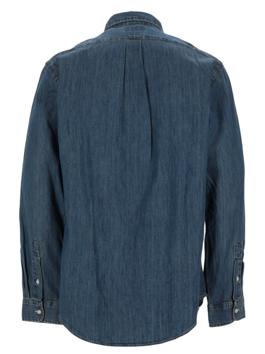 Polo Ralph Lauren - Denim Shirt with Logo camicia-con-logo_636f1faa-c03b-49f2-b9cc-2e07618559cb