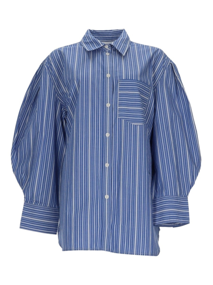 GANNI - STRIPED COTTON SHIRT camicia-in-cotone-a-righe_bd5e42dd-309d-46f9-9b2b-eb3fbe38cc34