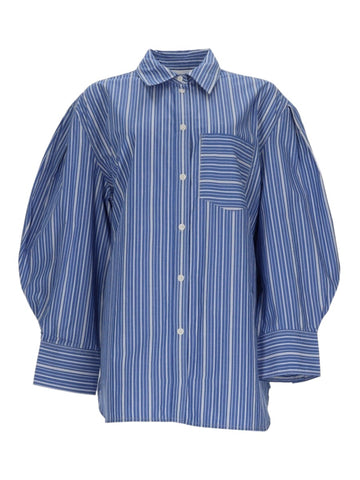 GANNI - STRIPED COTTON SHIRT camicia-in-cotone-a-righe_bd5e42dd-309d-46f9-9b2b-eb3fbe38cc34