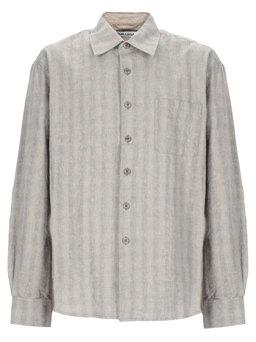 Our Legacy Our Legacy - CAMICIA IN COTONE MISTO LINO