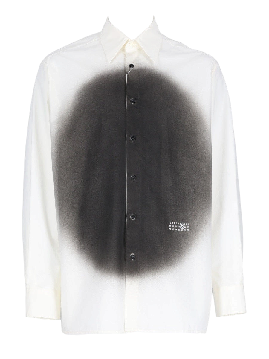 MM6 MAISON MARGIELA - White Spray Print Shirt White