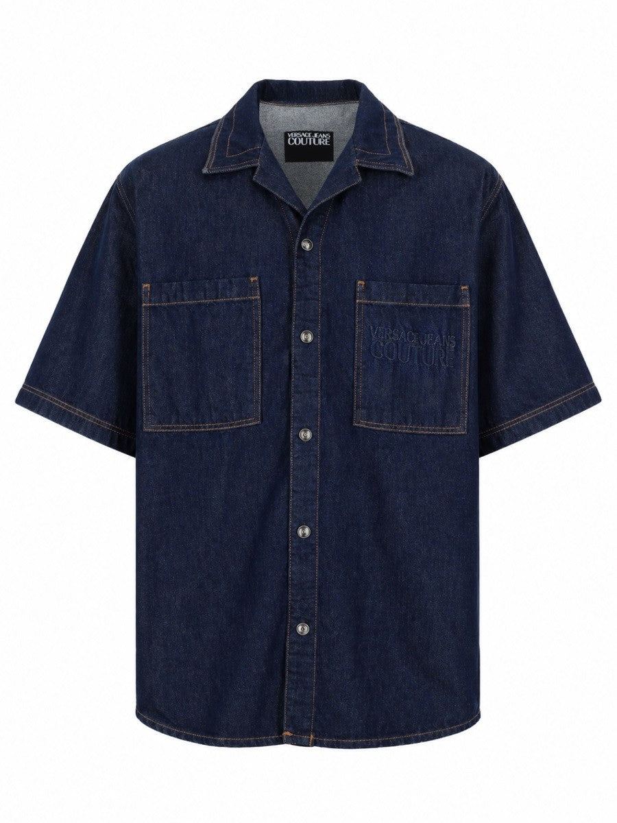 Versace Jeans Couture Versace Jeans Couture - CAMICIA IN DENIM CON LOGO