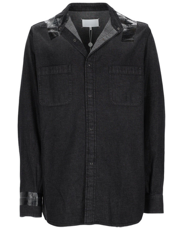 Maison Margiela - CAMICIA IN DENIM TAPED Black