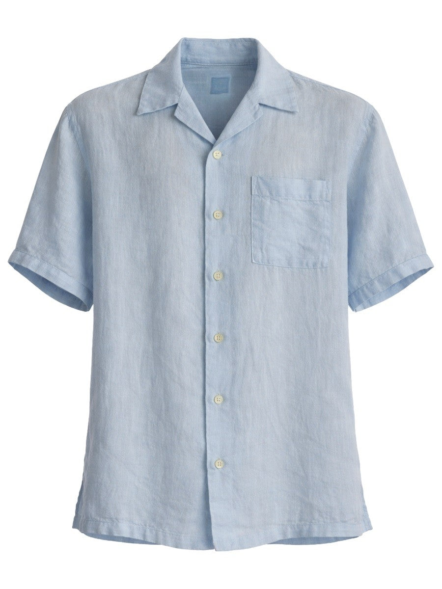 120% LINO - CAMICIA IN LINO Azure L