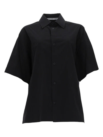 Alexander Wang - Black Loose Fit Shirt with Buttons