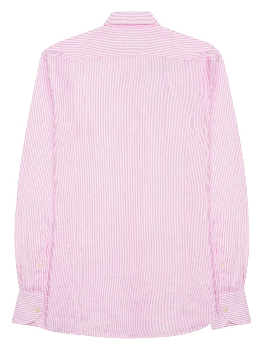 MC2 SAINT BARTH - Pamplona Linen Shirt Pink Pink