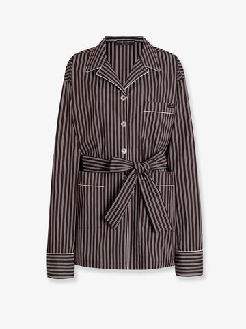 Dolce & Gabbana Camicia Pigiama Vanity in popeline