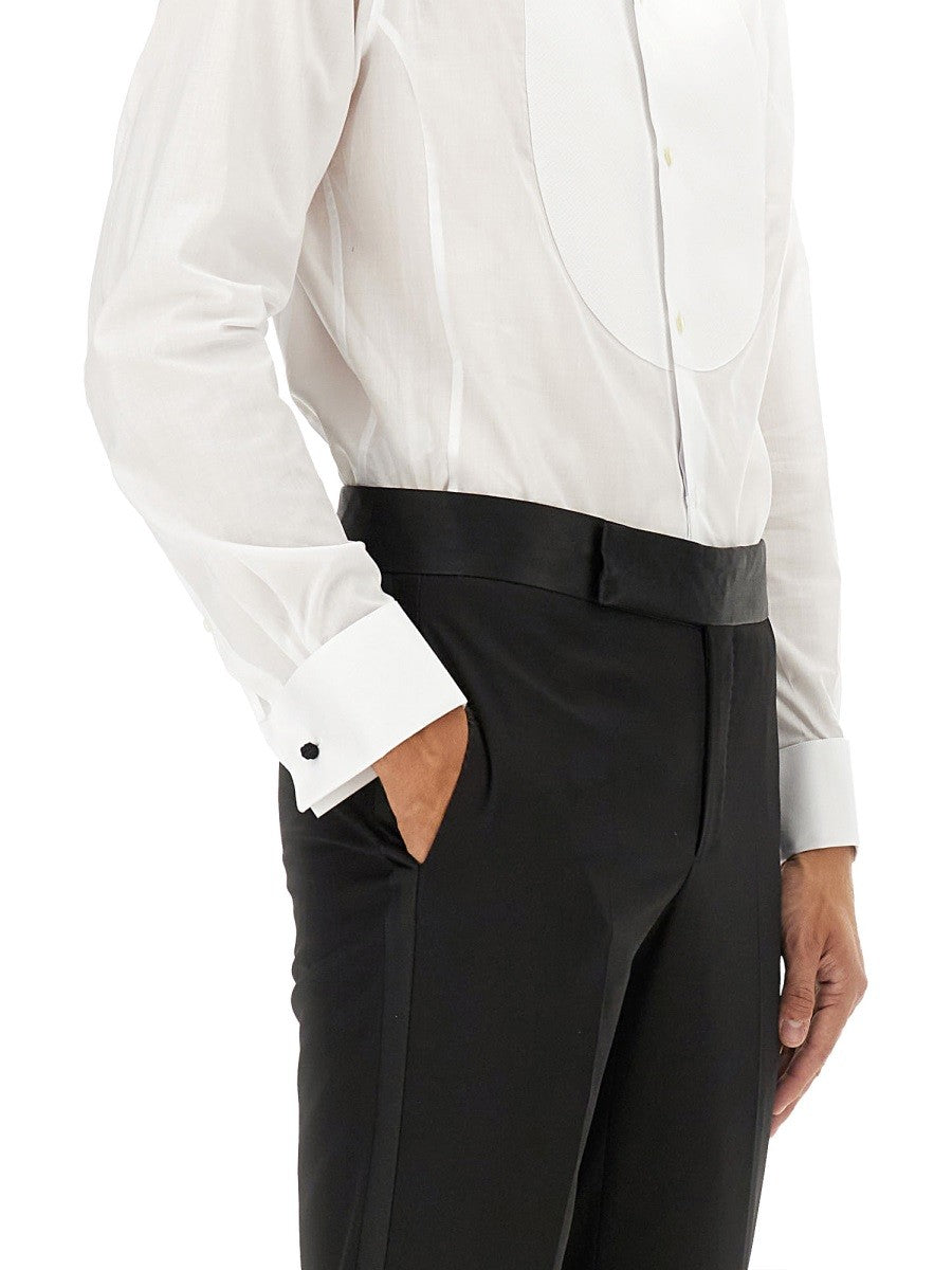 Giorgio Armani - CAMICIA SMOKING IN COTONE