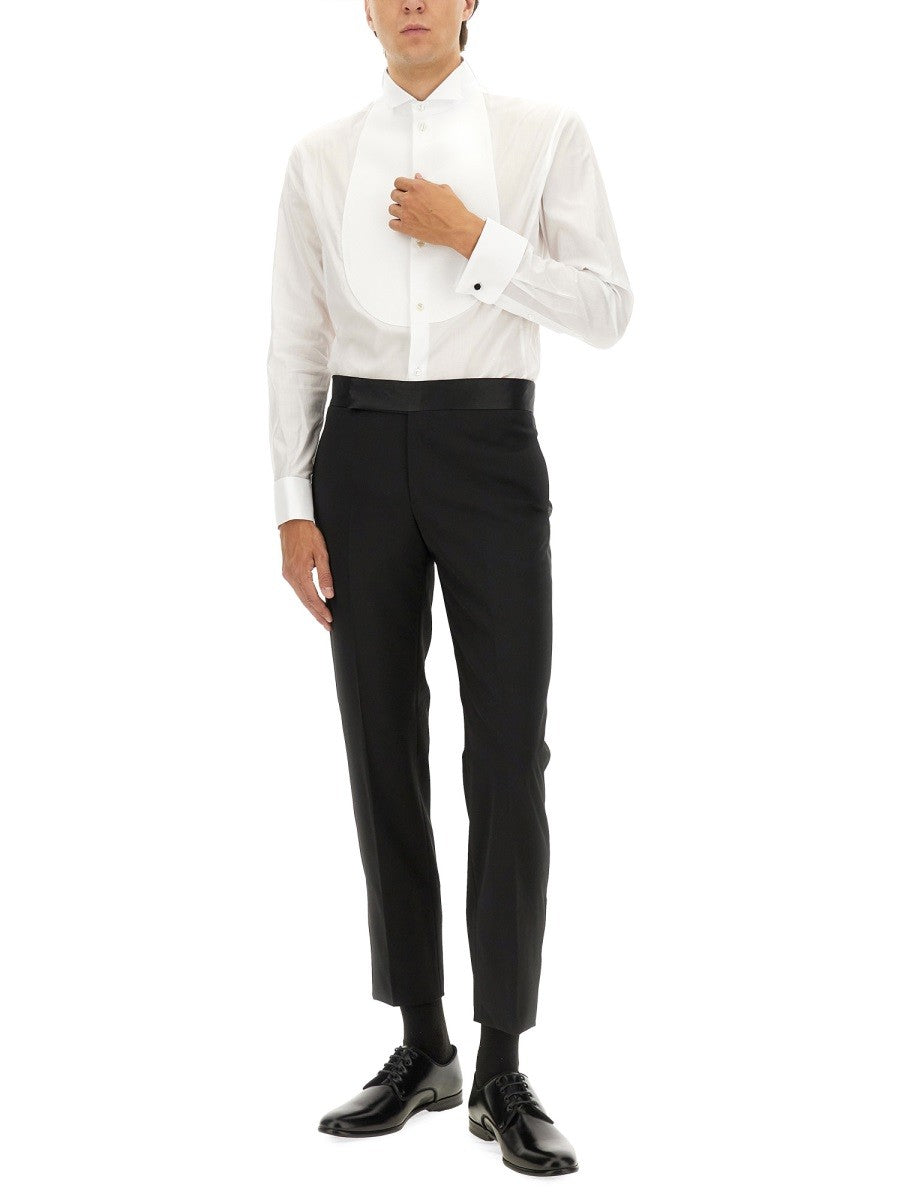 Giorgio Armani - CAMICIA SMOKING IN COTONE