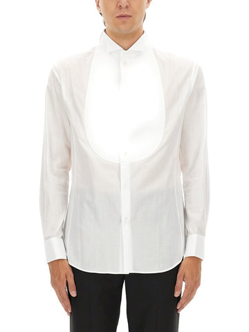 Giorgio Armani - CAMICIA SMOKING IN COTONE