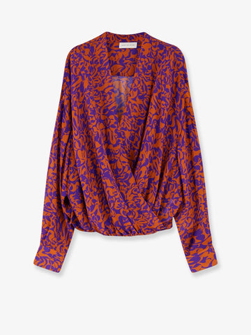 Dries Van Noten - Camiel cotton shirt with multicolor print camiel-cotton-shirt-with-multicolor-print