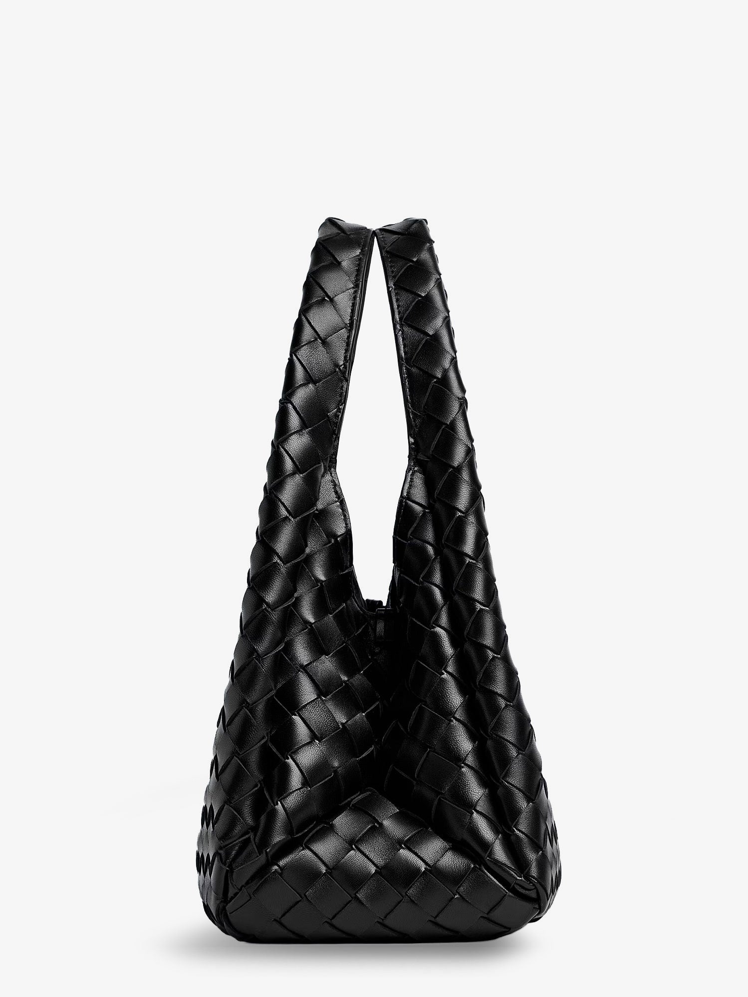 Bottega Veneta - Campana leather shoulder bag with Intrecciato motif