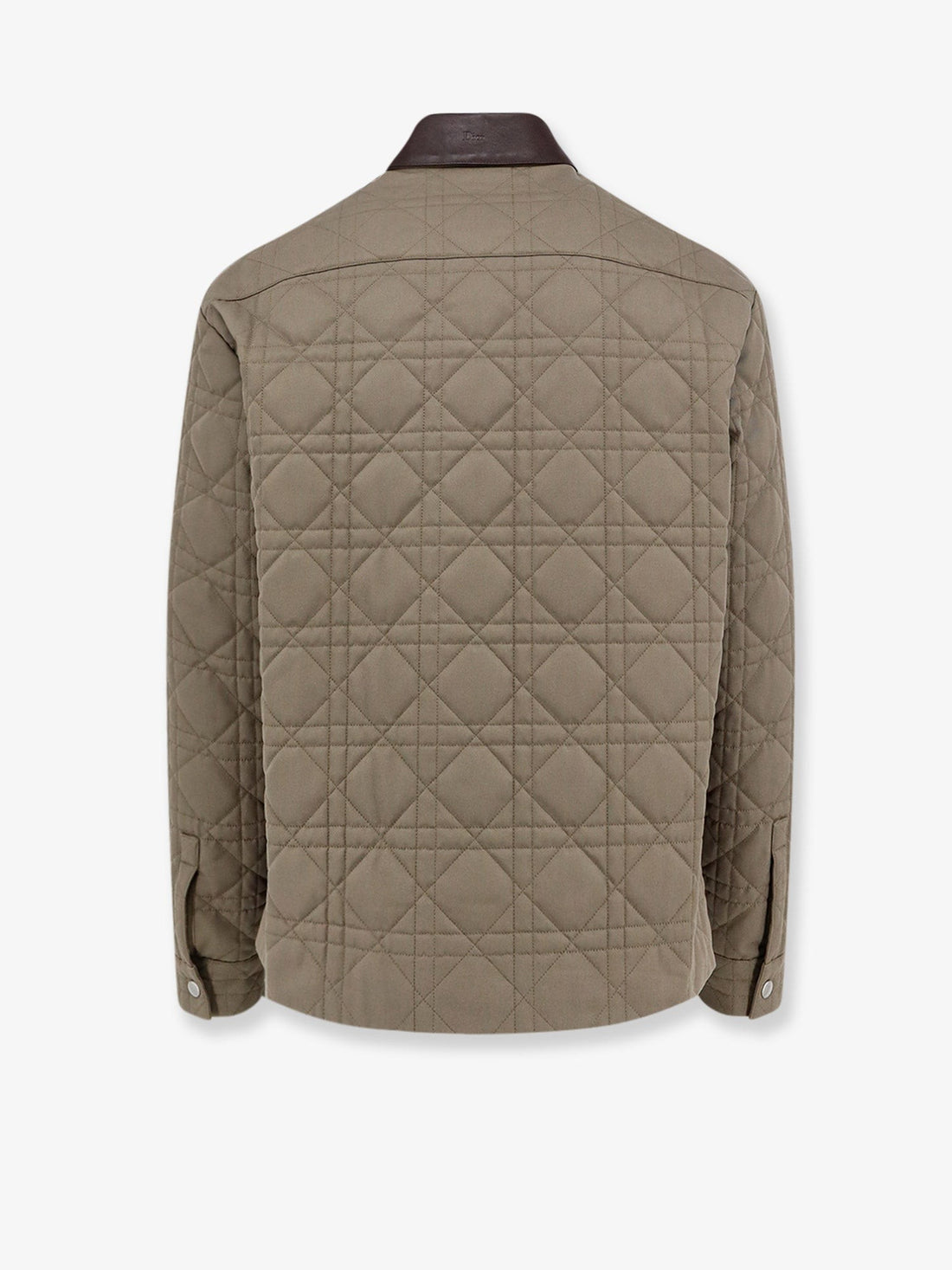 Dior - Cannage Shirt/Jacket with Dior patch and leather collar cannage-shirt-jacket-with-dior-patch-and-leather-collar_cf2a2616-8d0f-4fb9-815f-3662584af1bf