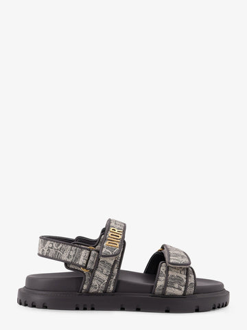 Canvas Dioract flat sandals