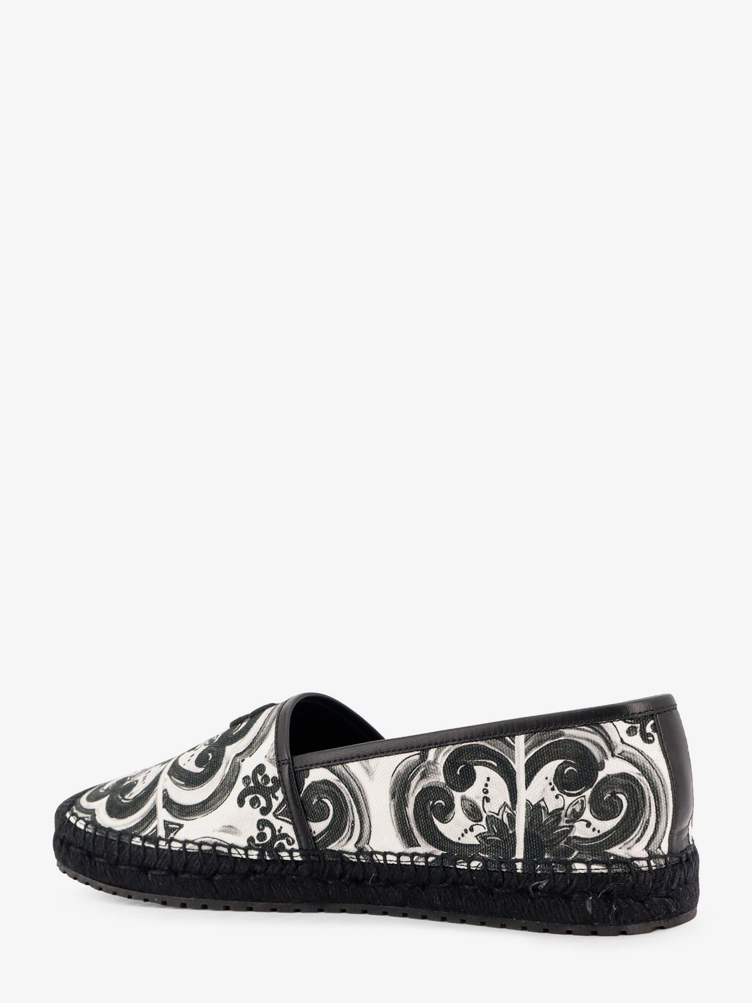 Canvas espadrilles with Maiolica print