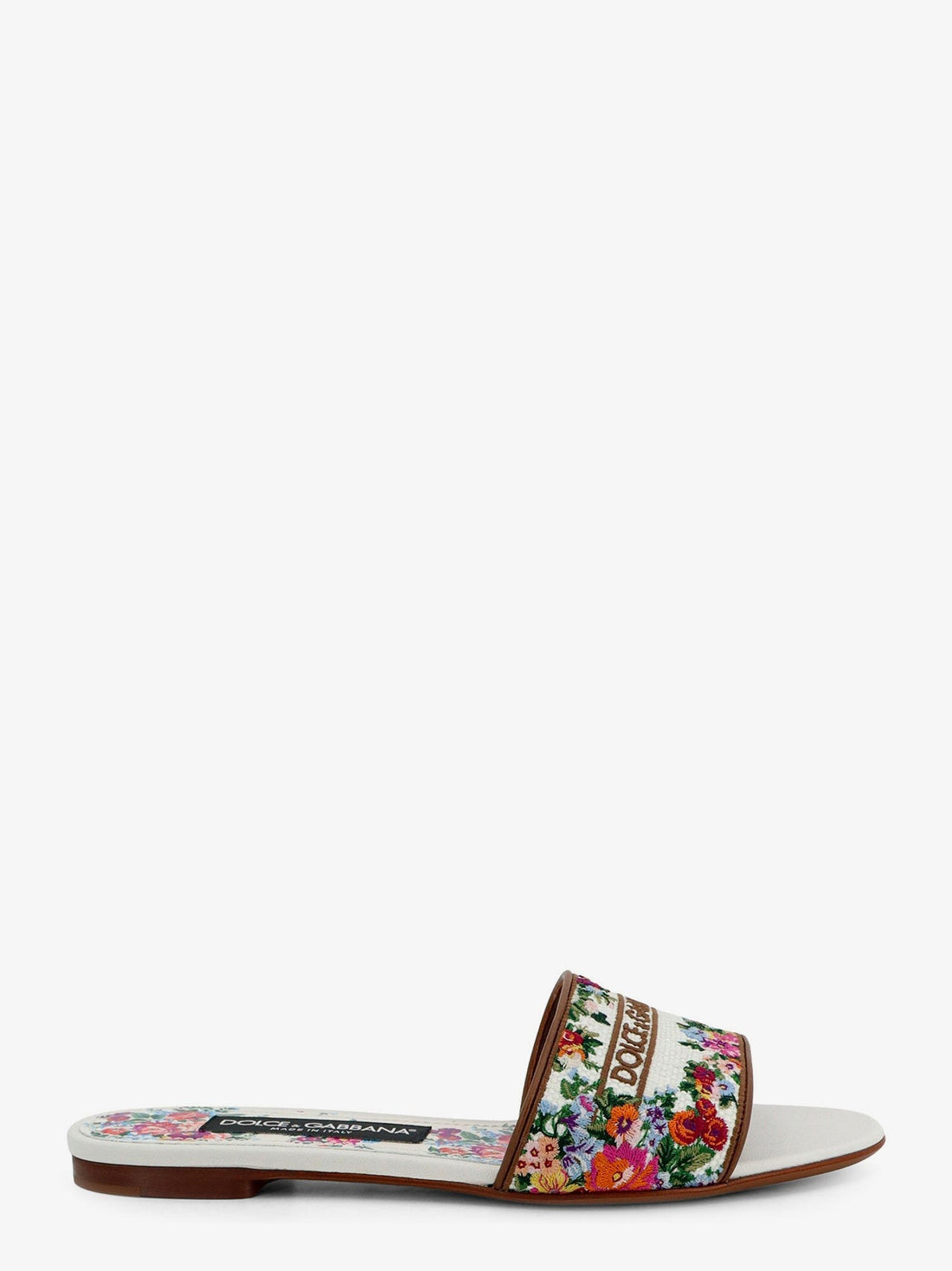 Dolce & Gabbana - Canvas sandals with all-over embroidery canvas-sandals-with-all-over-embroidery