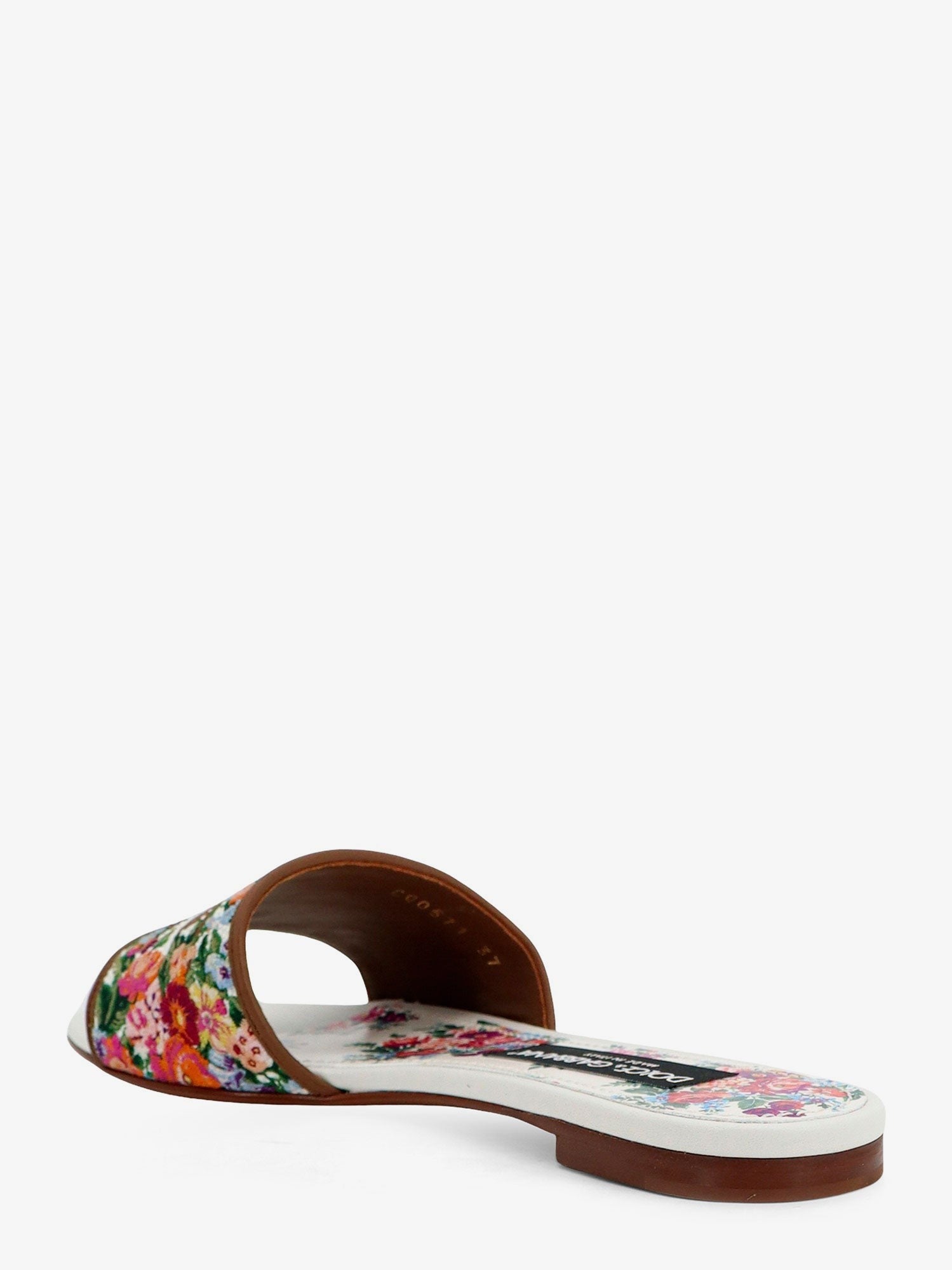 Dolce & Gabbana - Canvas sandals with all-over embroidery