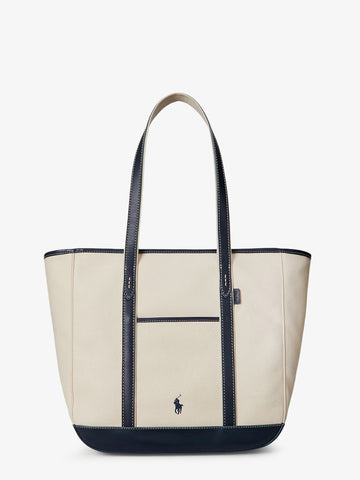 Polo Ralph Lauren Polo Ralph Lauren - Canvas shopping bag with embroidered logo
