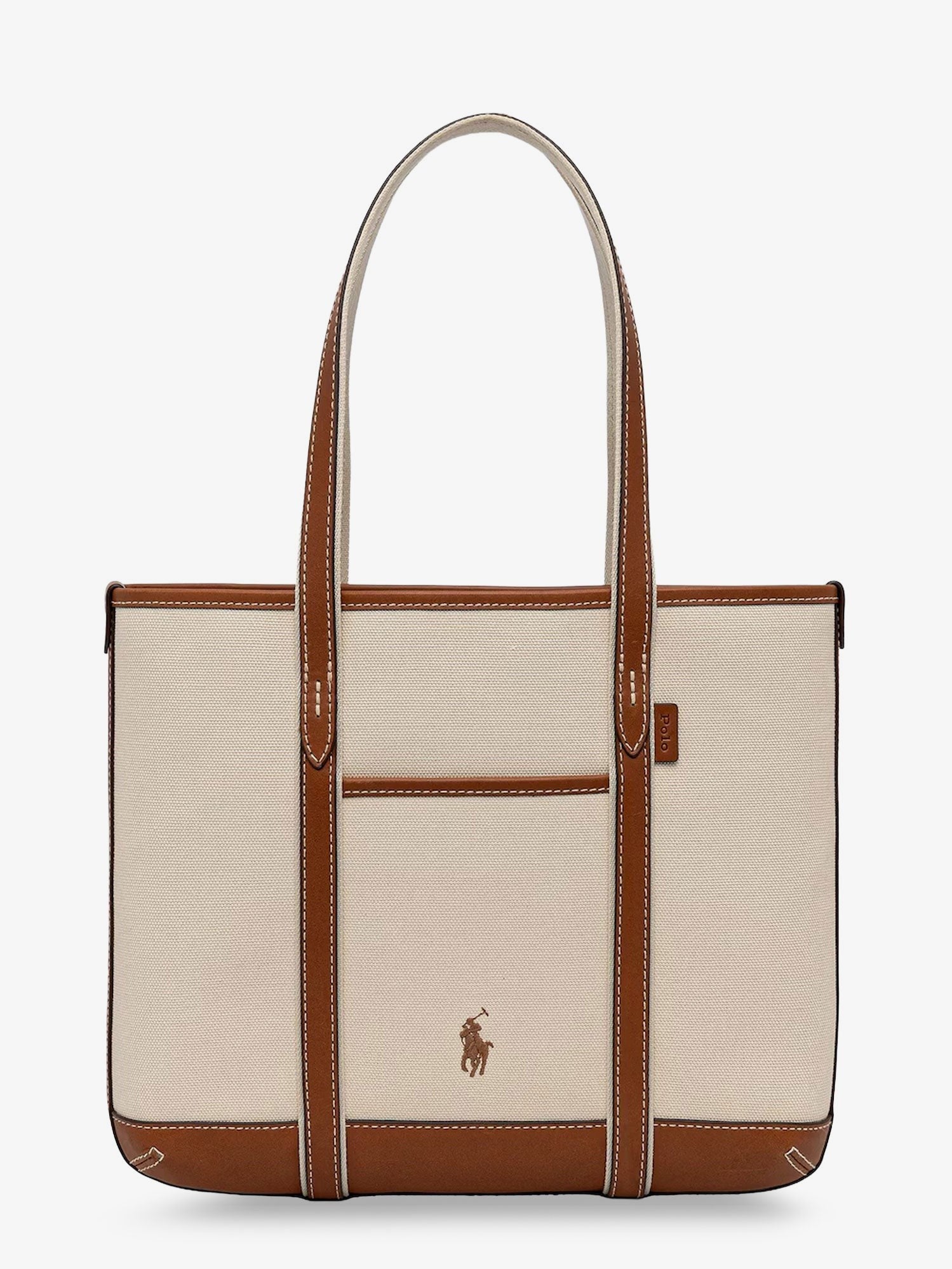 Polo Ralph Lauren Polo Ralph Lauren - Canvas shoulder bag with embroidered logo on the front