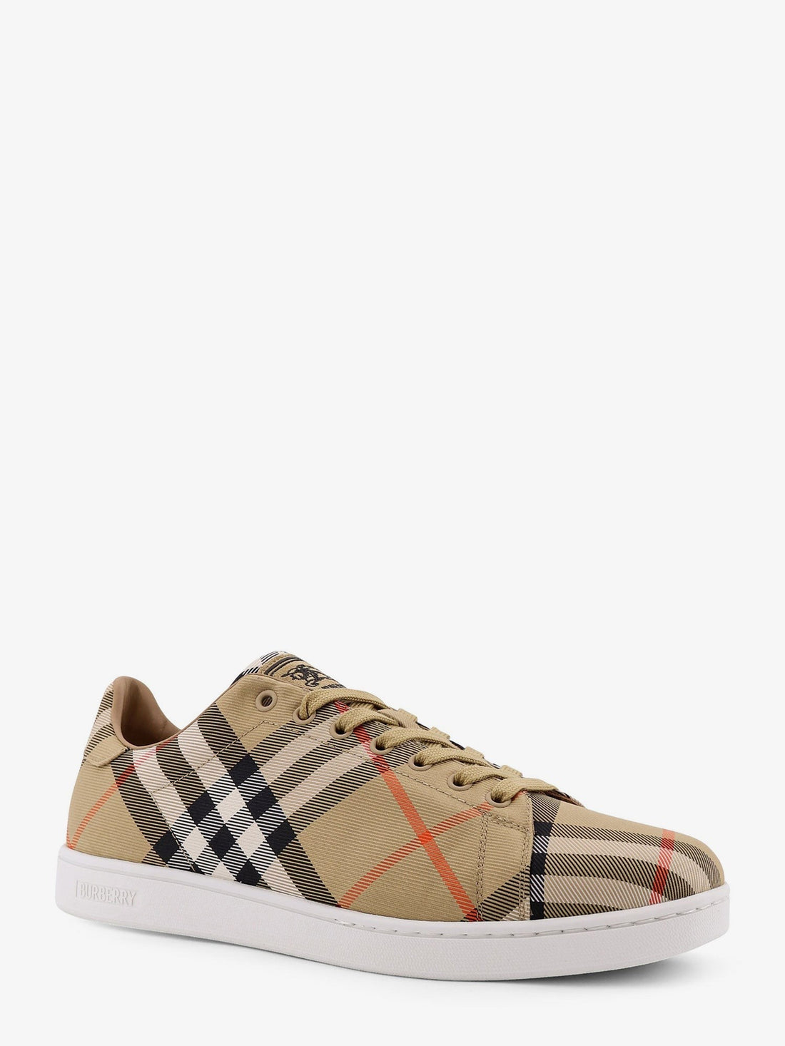 Canvas sneakers with Check motif