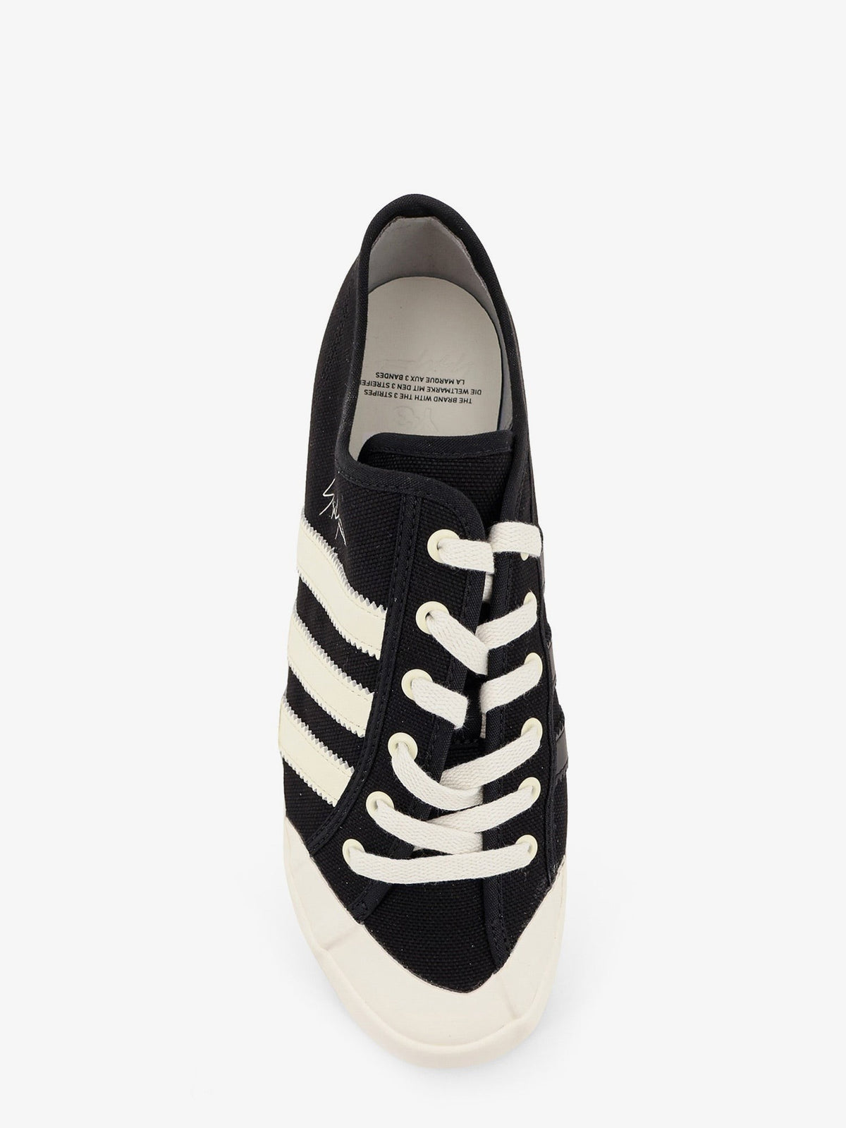 ADIDAS Y-3 - Canvas sneakers with iconic side stripes Unisex