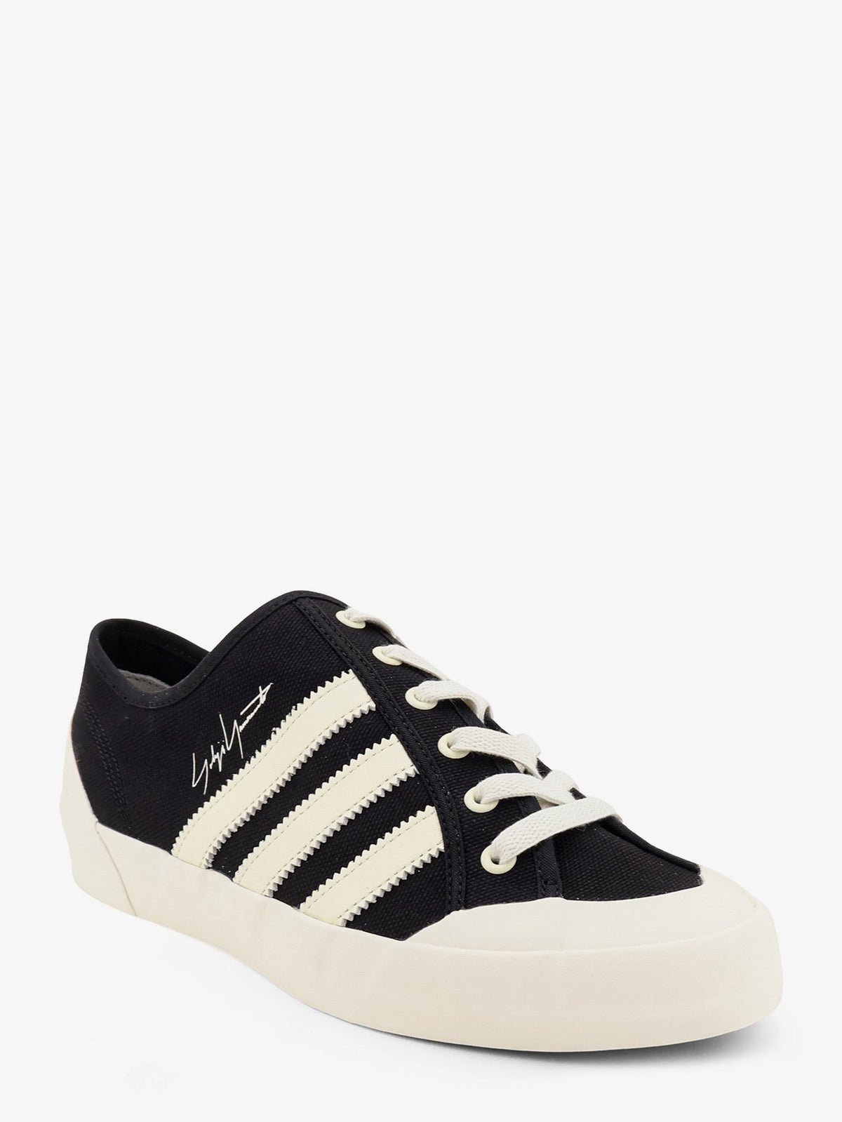 ADIDAS Y-3 - Canvas sneakers with iconic side stripes Unisex