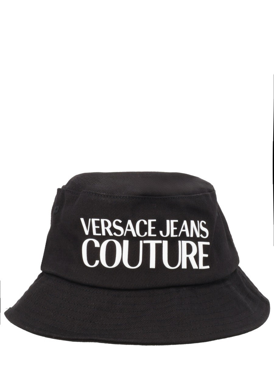 Versace Jeans Couture - Hat with Logo - Black cappello-con-logo_02d62c1c-7050-4b7f-b4c0-3993da74953c