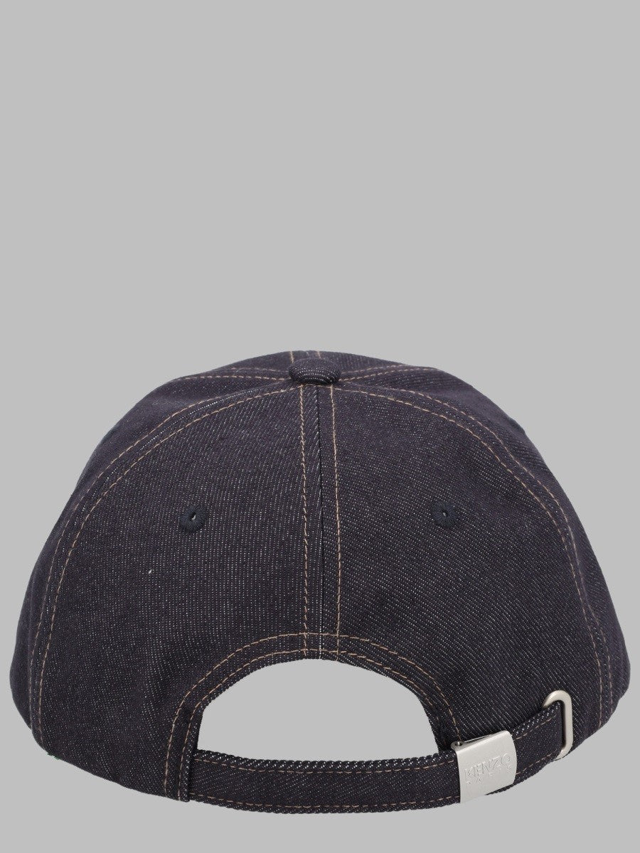 Kenzo - CAPPELLO DA BASEBALL CON LOGO RICAMATO