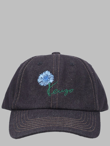 Kenzo - CAPPELLO DA BASEBALL CON LOGO RICAMATO