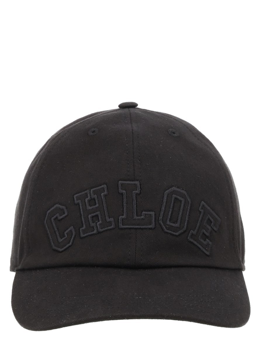 CHLOÉ - CAPPELLO DA BASEBALL CON LOGO cappello-da-baseball-con-logo_13291dc3-c0cf-40ba-85e4-863e011a1cd2