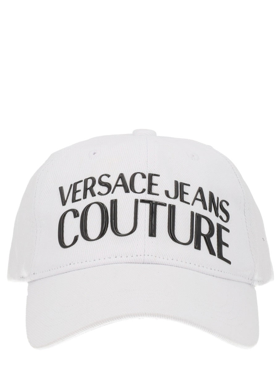 Versace Jeans Couture - Baseball Cap with Logo - White cappello-da-baseball-con-logo_c3afbfa8-a2b3-49cd-96fe-9e410f3d9774