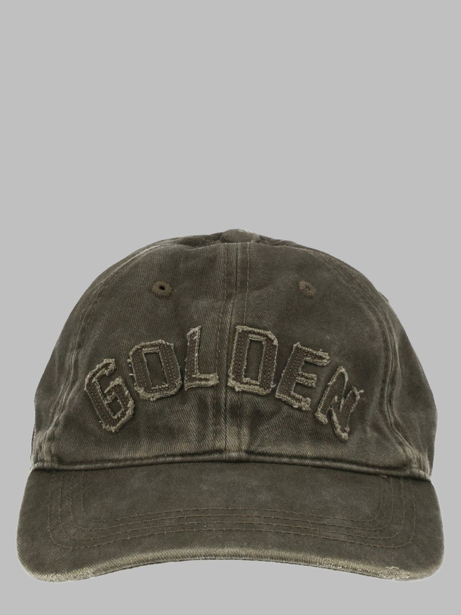 Golden Goose - CAPPELLO DA BASEBALL CON PATCH LOGO