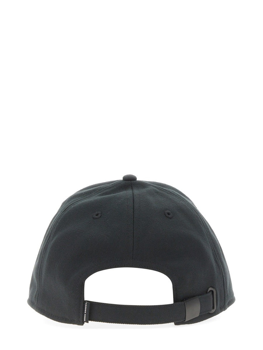 CANADA GOOSE BASEBALL HAT WITH LOGO PATCH