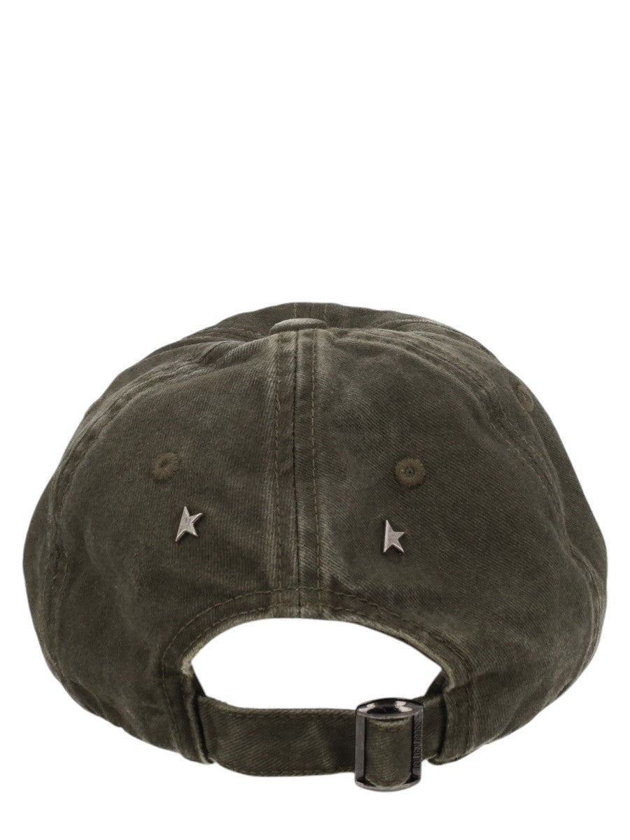 Golden Goose - Logo Patch Baseball Cap - Olive Green cappello-da-baseball-con-patch-logo_7b493486-70aa-4afd-9ee4-b0a2339380ad