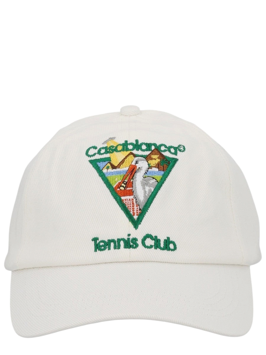 CASABLANCA - CAPPELLO DA BASEBALL CON PATCH White UNI