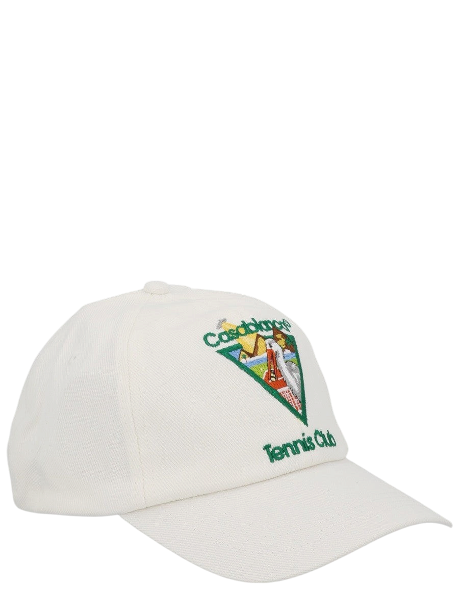 CASABLANCA - CAPPELLO DA BASEBALL CON PATCH White UNI