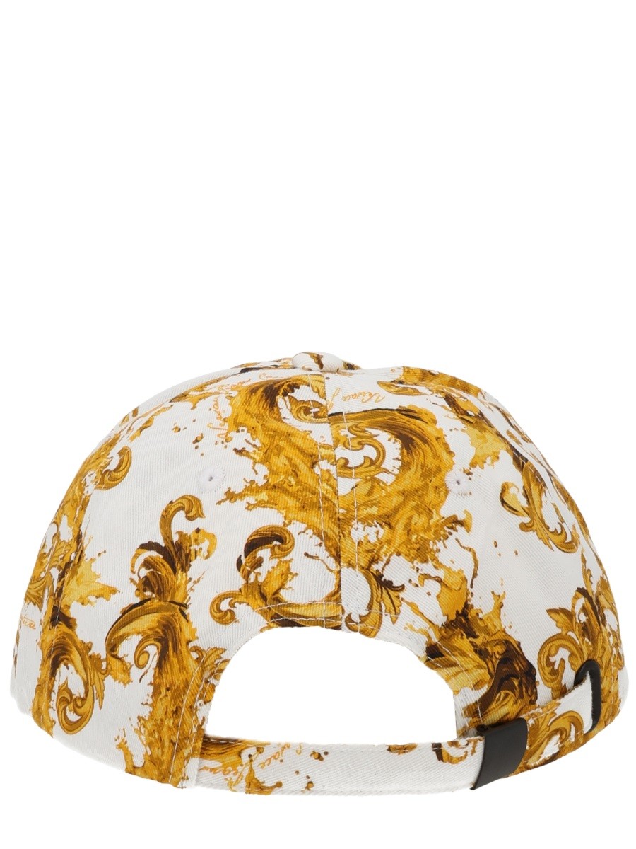 Versace Jeans Couture CAPPELLO DA BASEBALL CON STAMPA E LOGO