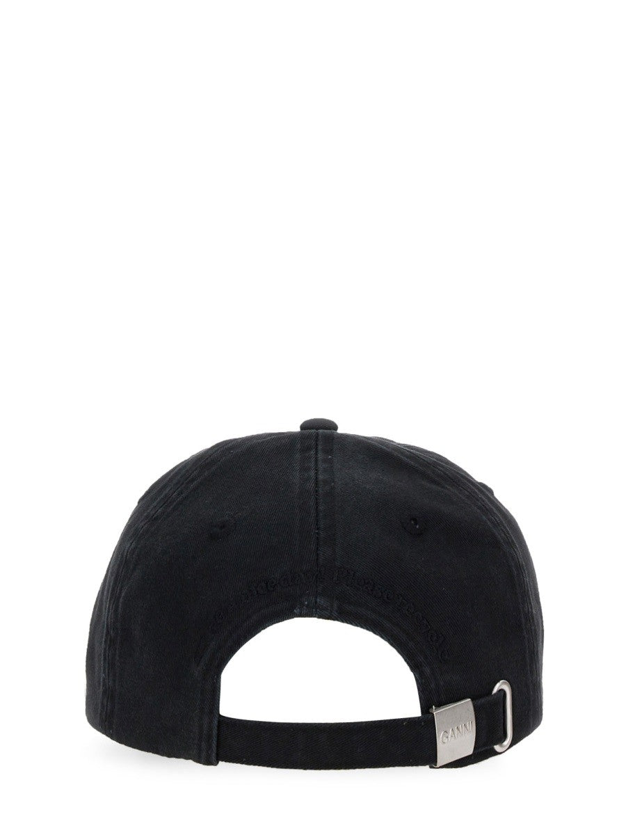 GANNI - Canvas Baseball Cap